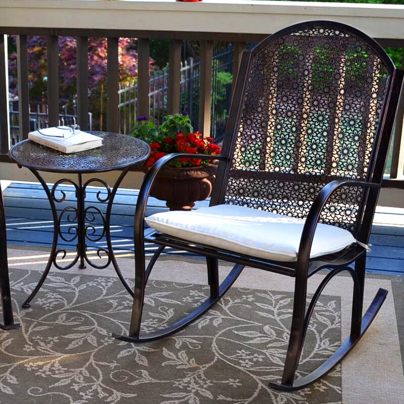 Alcott Hill® Potomac Garden Rocking Chair & Reviews | Wayfair